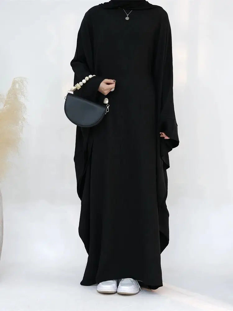 Ramadan Eid Dubai Linen Khimar Abaya Damen Muslim Maxi Dress Kebaya Kaftan Abayas For Women Caftan Robe Femme Musulmane Vestidos