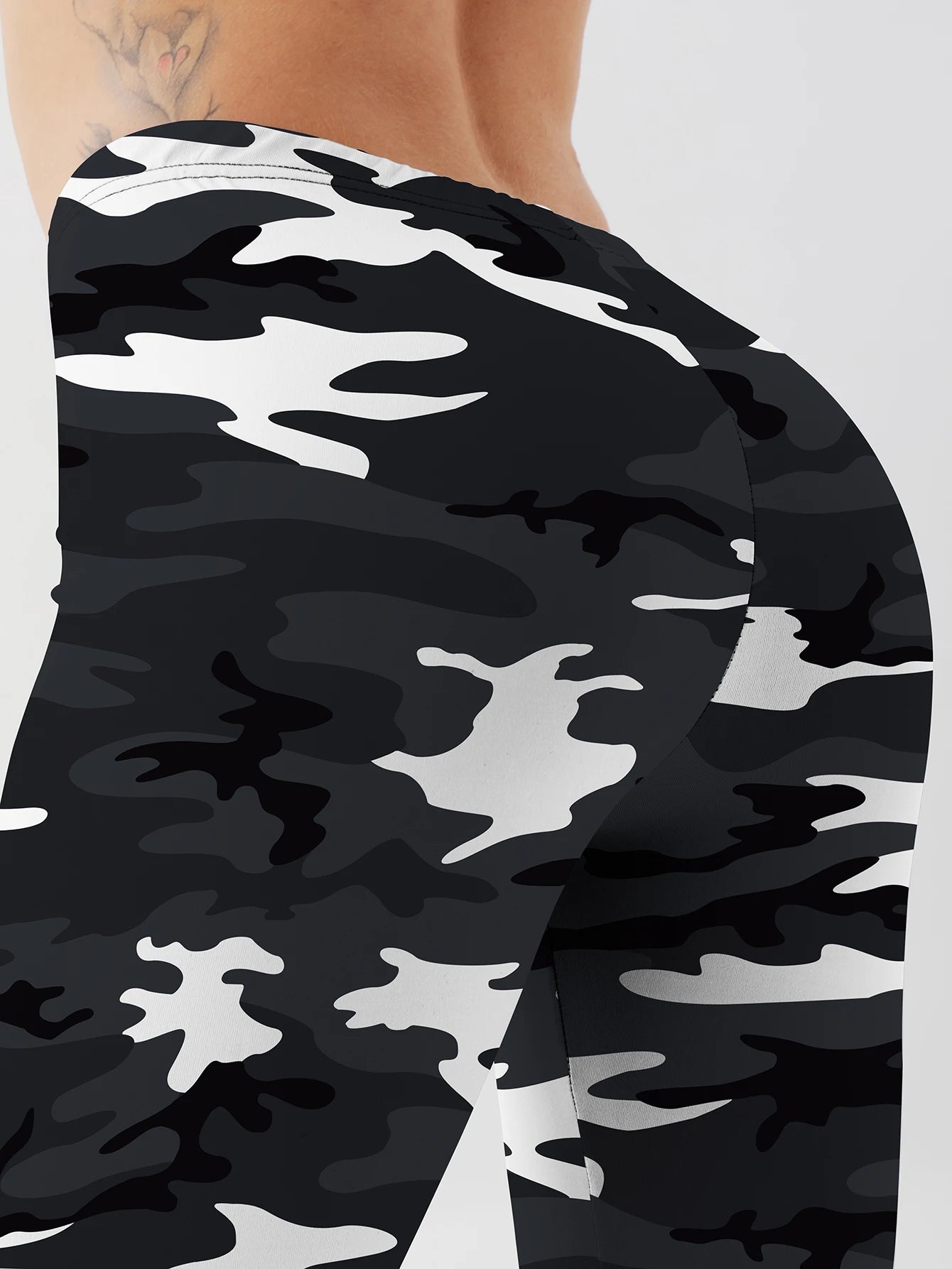 Fashion Women camouflage Leggings For Fitness High Waist Gym Legging Push Up Women navy Leggings