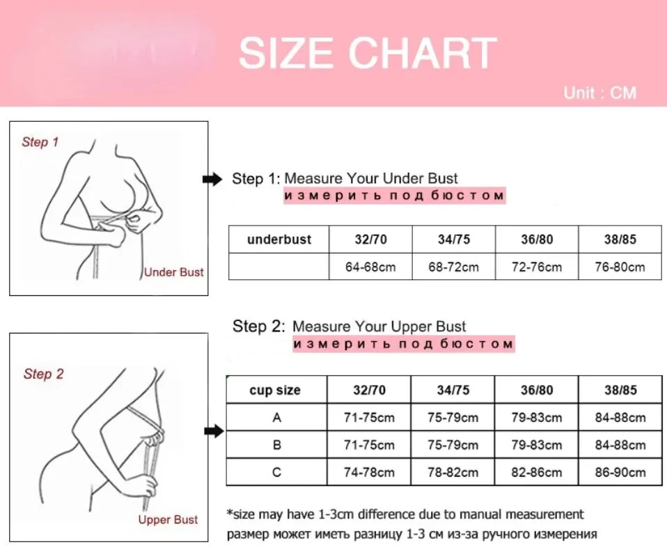 Thickened Extra Thick 12cm Small Chest Flat Chest Gathered Bra No Steel Ring Extra Thick 8cm Bra Closed Breast Sexy.