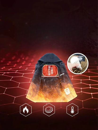 Maxbarley Brand Winter Fleece Jacket Men Casual Thickened Wool Coat Athleisure Design Warm Fashion Hooded Jackets Snow Ski Suit.