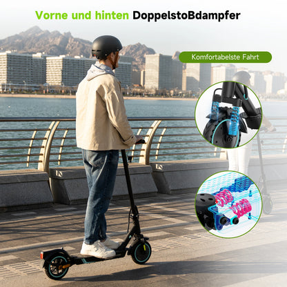 RCB EV85F (ABE) Adult EScooter 400W Motor Foldable E-Scooter 36V 7.8AH 8.5” Road Tire Commuting Electric Scooter.