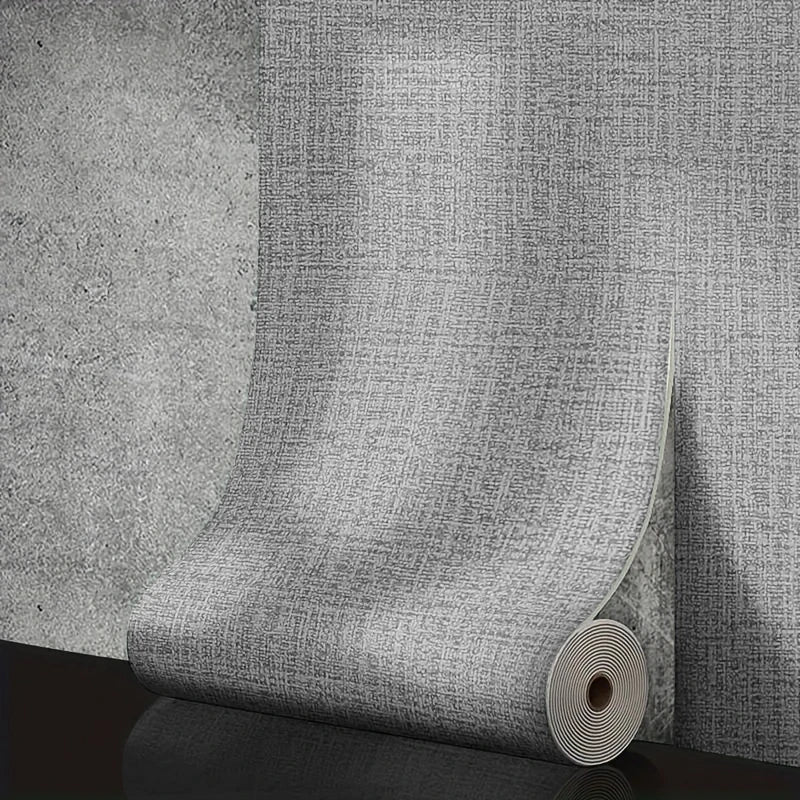 Self-adhesive Waterproof And Moisture-proof 3D Wall Stickers Cement Gray Wall Special Wallpaper Bedroom Renovation Sticker