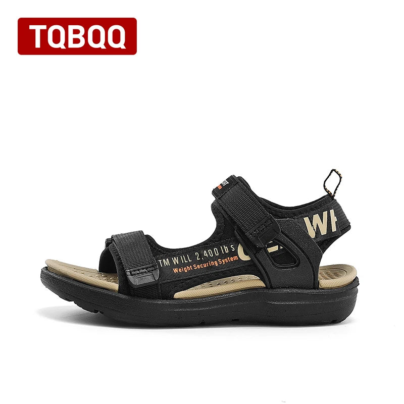 Kids' Summer Breathable Sport Sandals for Boys Casual Beach Shoe Comfortable Soft Sole Children's Fashion Non-slip Sandalias