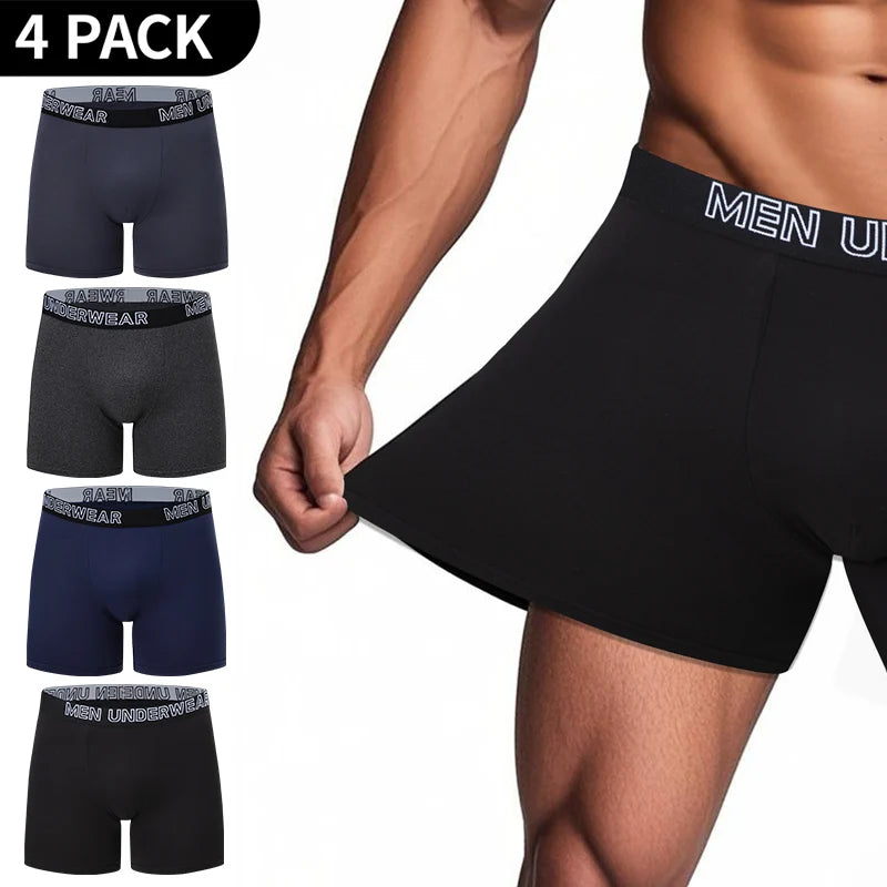 4/7-teilige Herren-Shorts, lang, sportlich, lässig, Boyshort, mehrfarbig, Multi-Code, Jugendliche, Eltern-Kind-Shorts, Übergröße, bequeme Unterwäsche