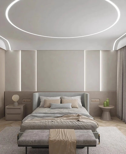 4x8mm Super Thin LED Neon Strip Light DC12V Flexible Waterproof Silicone Tube Diffuser Recessed Cabinet Bedroom Tape Neon Lights.