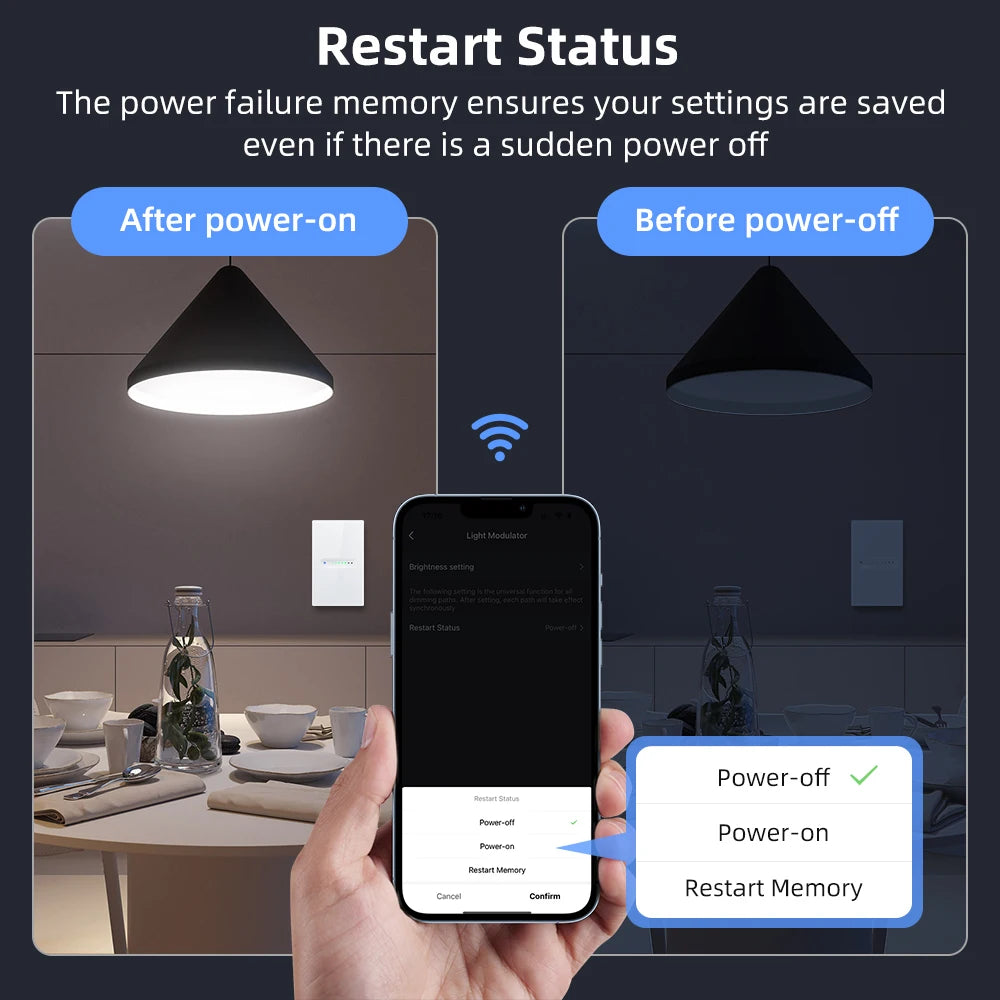 AVATTO Tuya WiFi/ZigBee 1/2 Gang Dimmer Licht Schalter Touch Panel APP Fernbedienung Smart Dimmer Schalter Für Alexa google Hause.