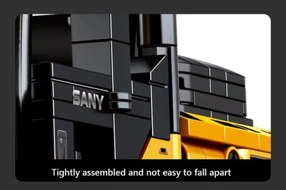 SEMBO BLOCK 1022pcs Excavator Models Building Blocks MOC City Construction Engineering Vehicle Bricks Educational Toys Boys Gift.