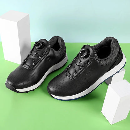 Breathable Luxury Golf Shoes Men Comfortable Outdoor Spikeless Golf Sport Training Sneakers Non-Slip Waterproof Walking Footwear.