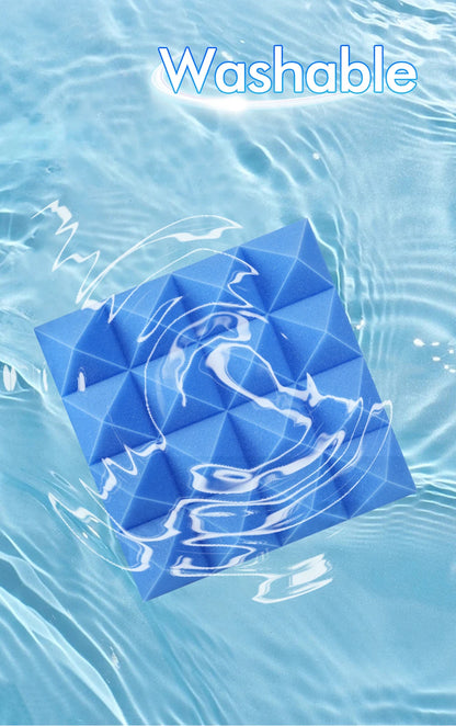 Sound Absorbing Wall Panel 6/12/24Pcs Acoustic Foam Self Adhesives Decor Studio Echo Canceling Treatment For Game Room Cinema