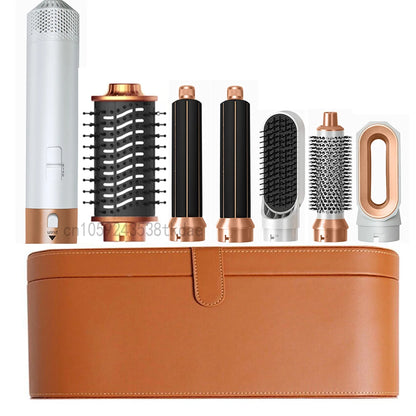 6 in 1 Hair Dryer Multifunctional hot air comb Set Professional Curling Iron Hair Straightener Air Styling Tool Hair Dryer