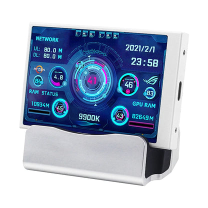 3.5 Inch IPS TYPE-C Secondary Screen DIY Computer Monitor USB-TYPEC Secondary Screen for Windows Built-in Software.