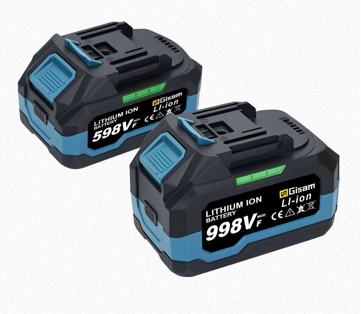 GΣ 4,0 Ah 4,5 Ah wiederaufladbarer Lithium-Ionen-Akku für Akku-Schleif-/Bürstenlosen Schraubenschlüssel/Schraubendreher für 18-V-Akkus von Makita