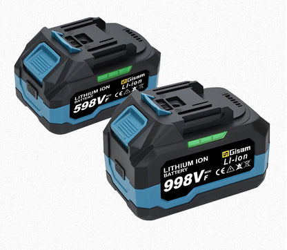 GΣ 4,0 Ah 4,5 Ah wiederaufladbarer Lithium-Ionen-Akku für Akku-Schleif-/Bürstenlosen Schraubenschlüssel/Schraubendreher für 18-V-Akkus von Makita