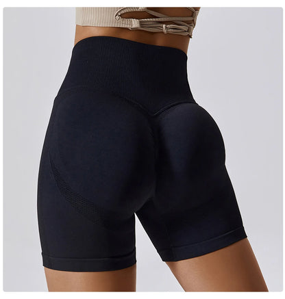 Women Shorts Seamless Sports Shorts For Women Cycling Jogging Fitness High Waist Push Up Gym Shorts Leggings Women Yoga Clothing.