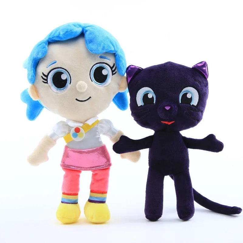 True and The Rainbow Kingdom Plush Toy Doll 25-30cm True Bartleby Cat Rainbow King Plush Soft Stuffed Toys Gifts for Children.