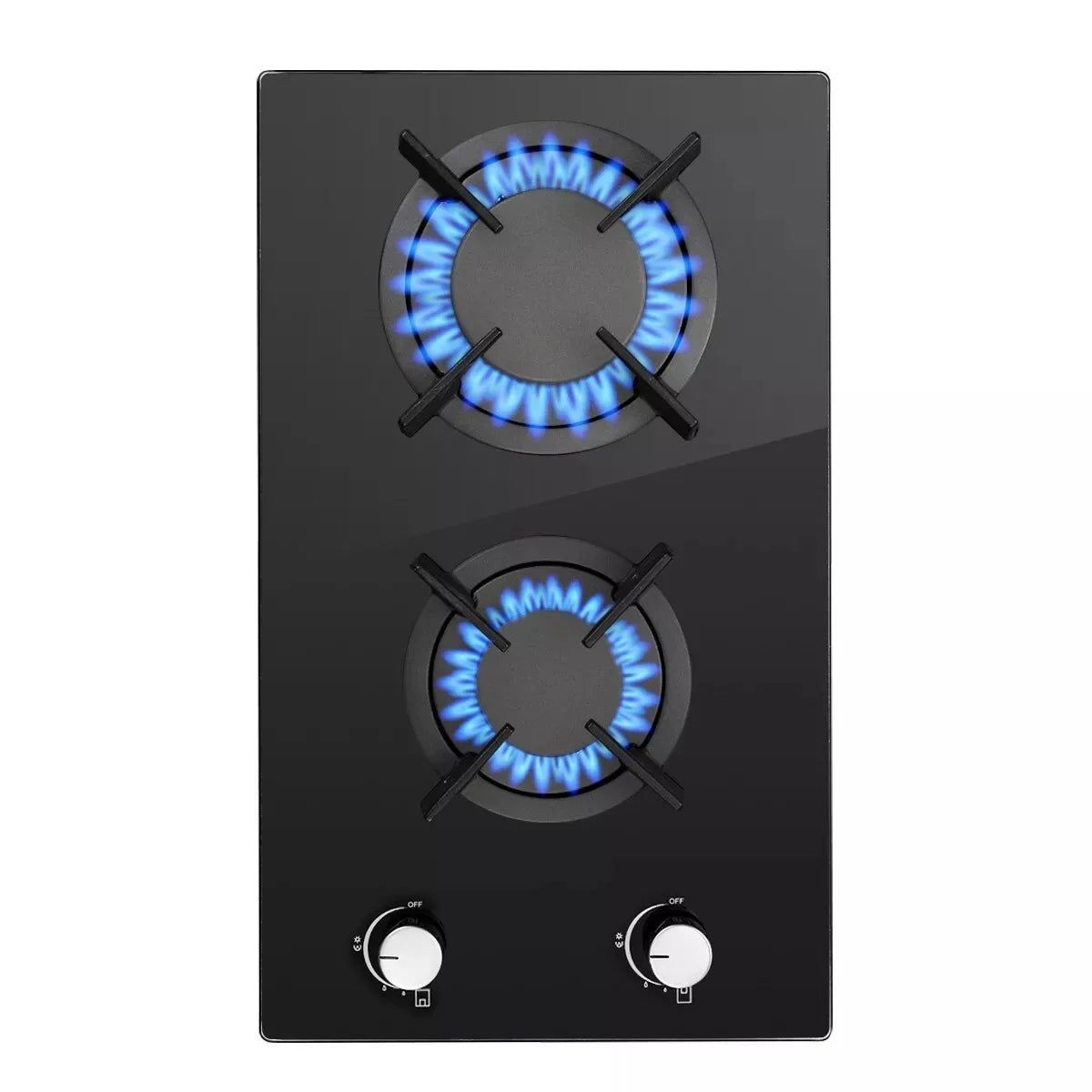 Topstrong 2 Burner Ceramic Glass Built-in Hob Natural Gas Propane Gas Hob YYEUGCT-B02.