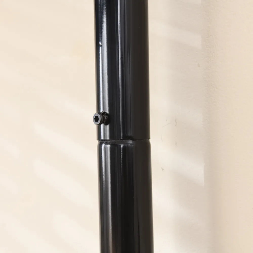 Etagenbett aus Metall, 90 x 200 cm, Etagenbett mit ausklappbarem Bett, erweiterbar auf zwei Einzelbetten oder Erwachsenenbetten, Schwarz