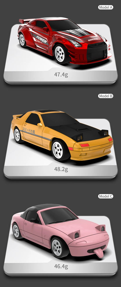 1:43 2.4G 4WD RC Drift Car with Gyroscope Fullly Proportion Remote Control Car JJRC C8827 Mini Racing Car Model Boy Toy Gift