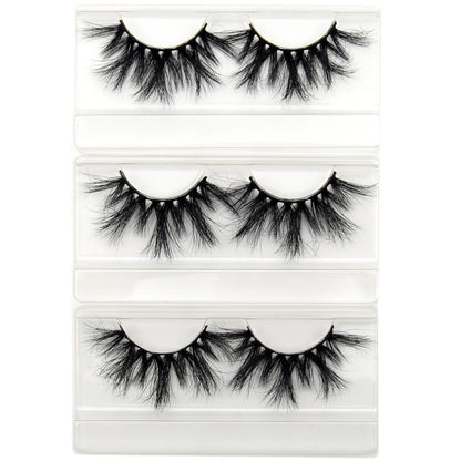 Visofree Eyelashes 3D Mink Eyelashes Long Lasting Mink Lashes Natural Dramatic Volume Eyelashes Extension False Eyelashes D08