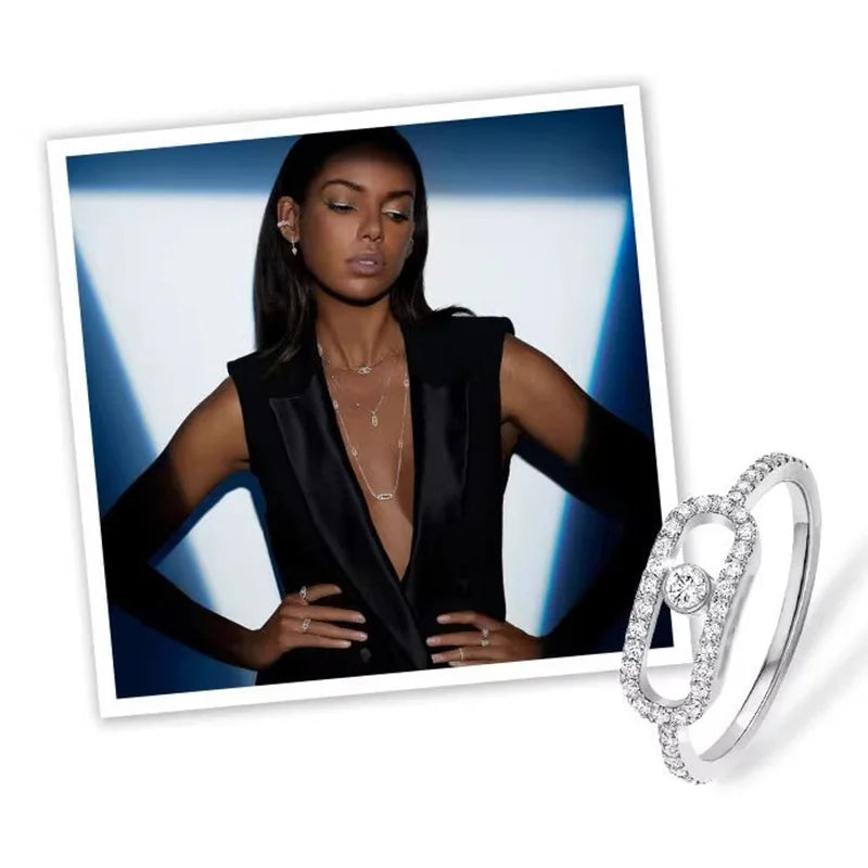 Classic Luxury AAA Cubic Zirconia Geometric Bracelet for Women Fashion Stainless Steel Cuff Bracelet New Jewelry Accessories.