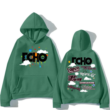 Jin Echo Hoodies Unisex Autumn Winter Casual Vintage Streetwear Sweatshirts Fashion Women New Album Tour Pullover Jin Fans Gifts.