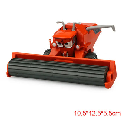 Disney Pixar Cars 2 3 Lightning McQueen Race Div Fritter Miss Tractor Frank 1:55 Diecast Metal Alloy Model Car For Kid Xmas Gift.