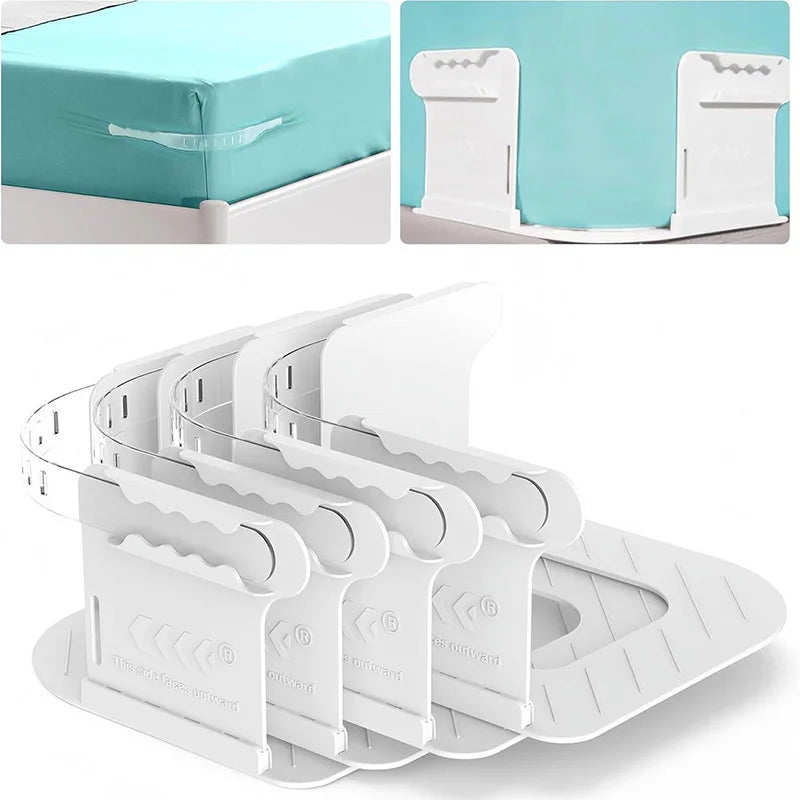 2025 New Invisible Bed Sheet And Bed Cover Detachable Daily Fastener Bed Sheet Clip 4-piece Set To Prevent Displacement Artifact.