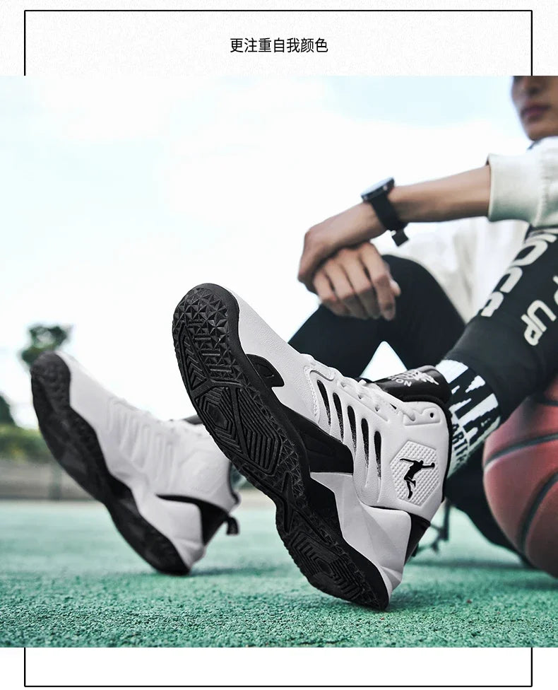 2024 Men Basketball Shoes Outdoor Sports Shoes Male Trendy Sneakers Wear Resistant Rubber Sole Basketball Shoes unisex 36-45