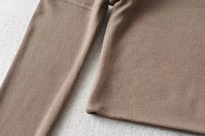 Women's One Shoulder Long Sleeved Crop Top.