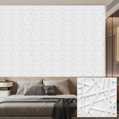 KUUJOJO 12pcs 3D textured wall panel for indoor wall decoration, suitable for living room, hall, bedroom, hotel, office