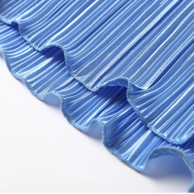 2024 Spring Autumn Women's New Solid Color Button Shirt Long Sleeve Drop Feel Loose Soft Wrinkle Casual Two Piece Set