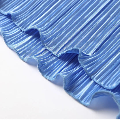 2024 Spring Autumn Women's New Solid Color Button Shirt Long Sleeve Drop Feel Loose Soft Wrinkle Casual Two Piece Set