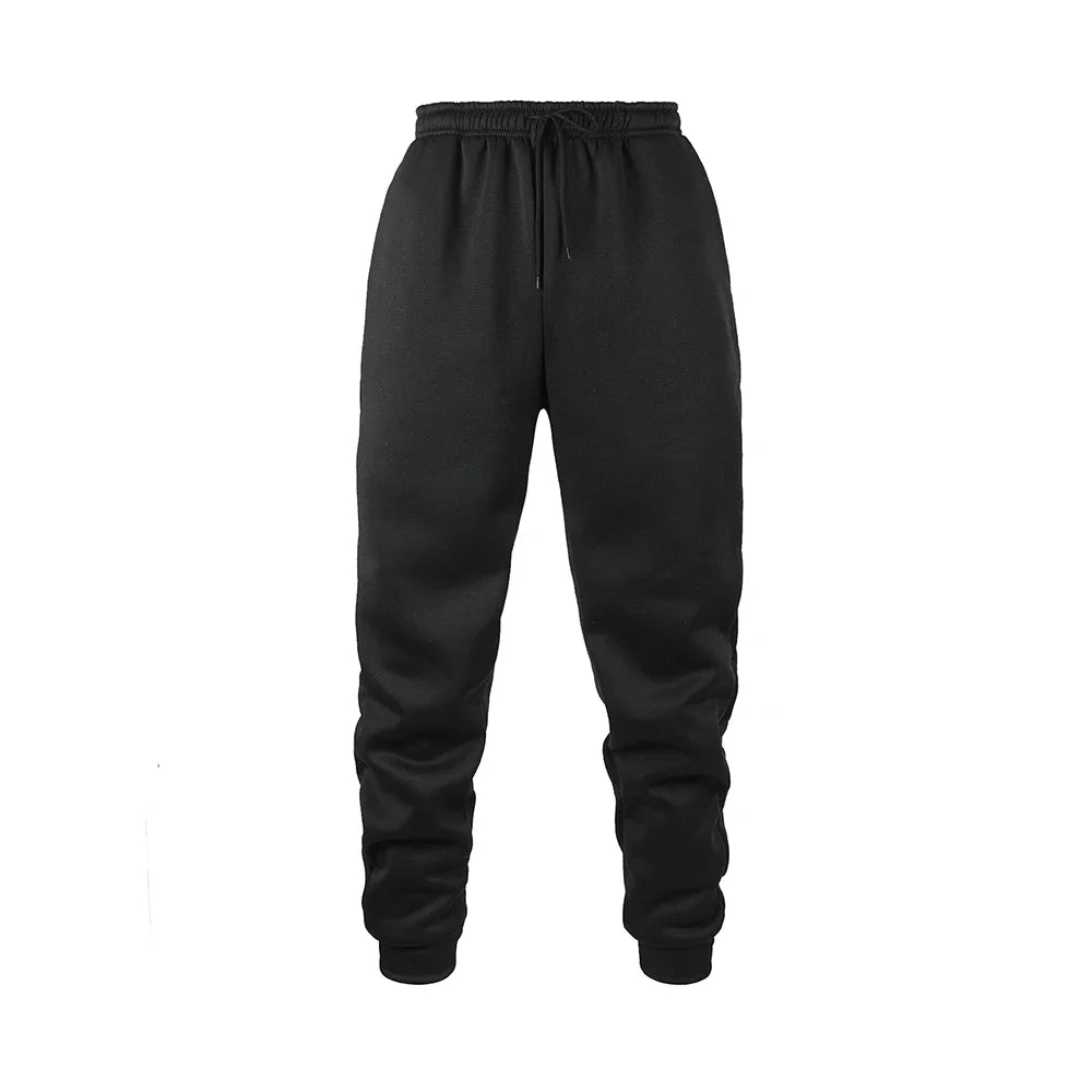 For Men Autumn and Winter Casual Jogging Pants Fleece Sweatpants for Soft and Comfortable Workout.