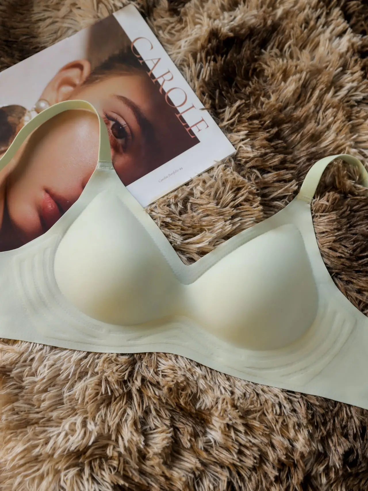 Small breast seamless bra Women's small breast push-up comfortable non-underwire soft support closed breast bra
