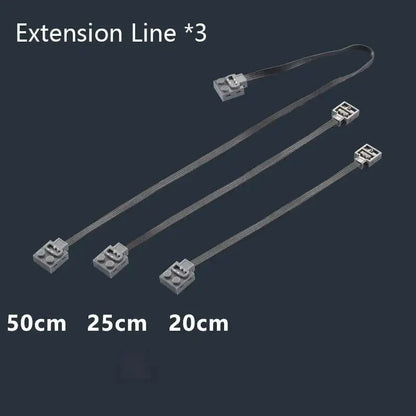 Technical Motor Battery Box Power Functions Parts IR Speed Servo Light Receiver PF APP Remote Control Car Building Blocks Bricks