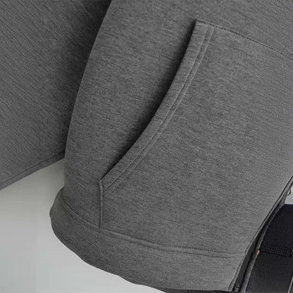 2024 Winter Neue frauen Zipper Hoodie High Street Unisex stil Doppel Taschen Oversize Lose Sweatshirts Oberbekleidung Top CYXX 073