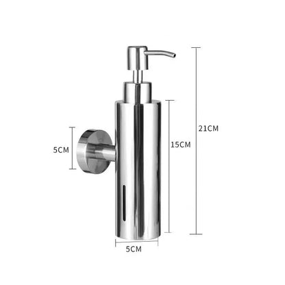 250 ml manueller Seifenspender aus gebürstetem Edelstahl zur Wandmontage, goldener schwarzer quadratischer runder Seifenspender für Hotelbadezimmer