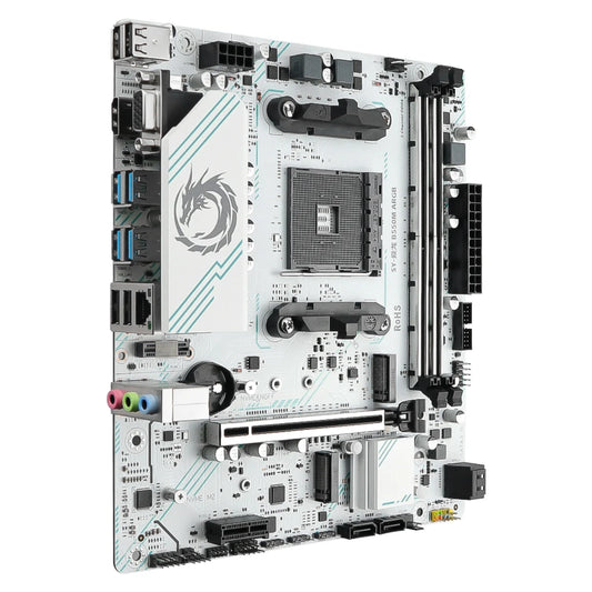 SOYO AMD B550M Gaming Motherboard USB3.1 M.2 Nvme Sata3 DDR4 Dual Channel Supports RYZEN R3 R5 R7 3000 4000 5000 CPU AM4 Socket.