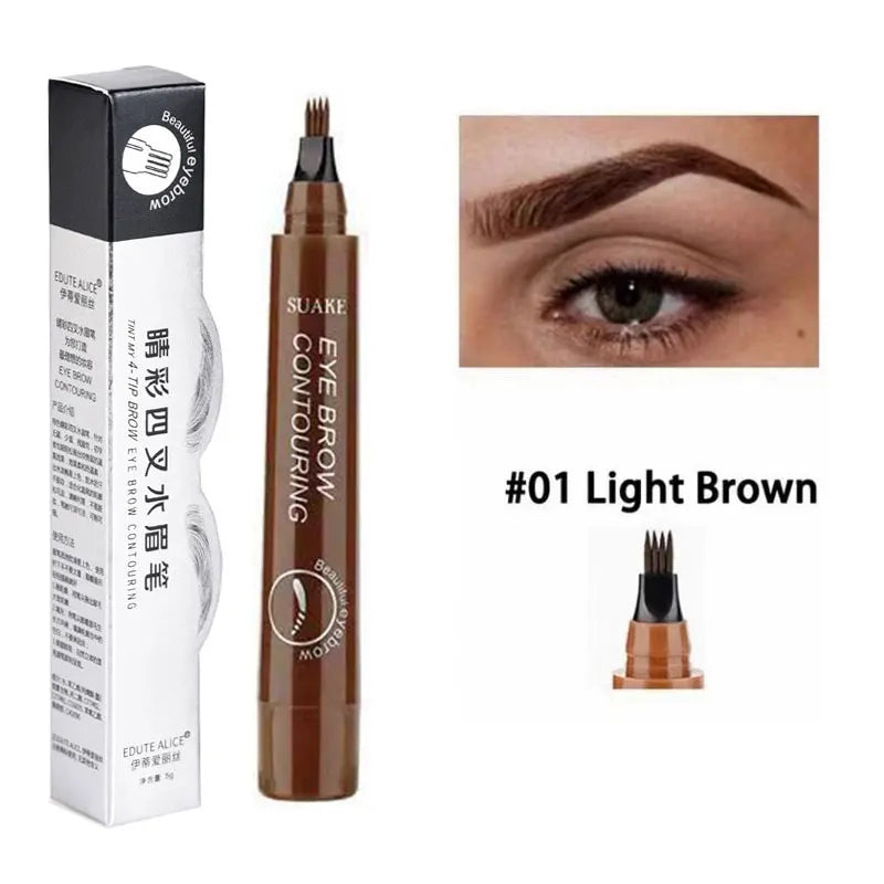 Eyebrow pencil Waterproof Permanent Long Lasting High quality professional makeup for women Cheap Cosmetics Enhancer.