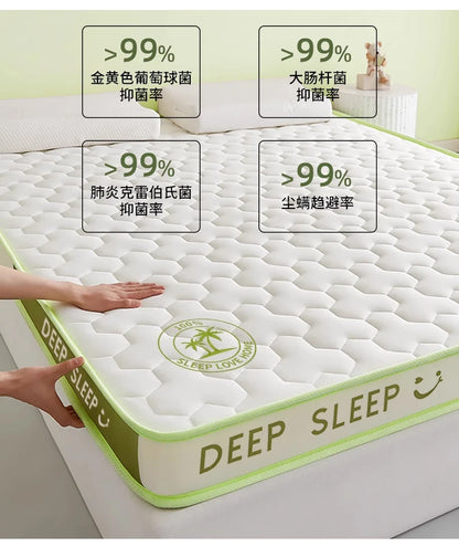 Latex-Schwamm, 4/7 cm, Tatami-Matte, hochwertige, verdickte Memory-Schaum-Matratze, Twin King Queen Size Winter, warm halten Bettbezug
