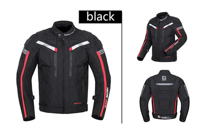 GHOST RACING Motorcycle Racing Jacket Man Waterproof Dirt Bike Pants Set With Protection Racing Suit Motocross Jacket Motor Suit.