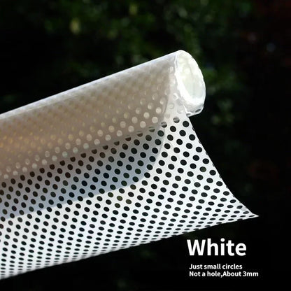 Self Adhesive Mesh Shading Film Glass Film Window Decoration Window Sticker Window Paper Shading Insulation Film Wall Stickers.