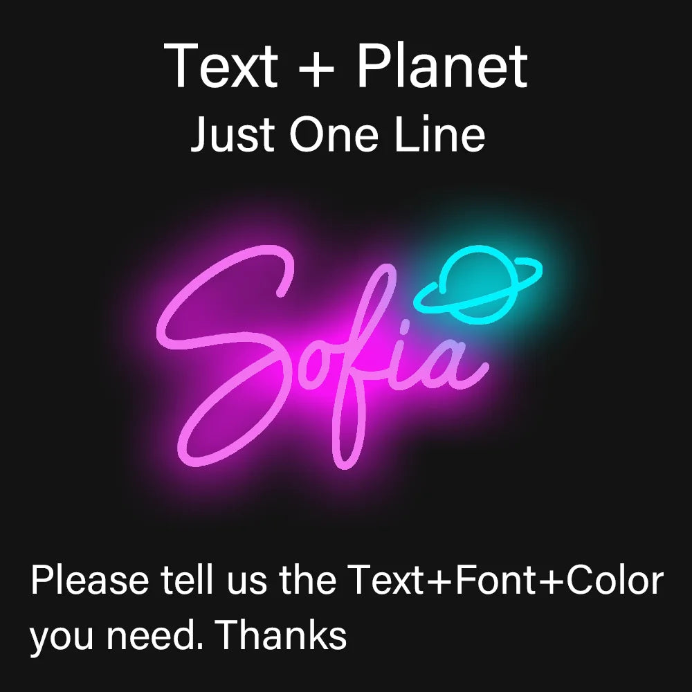 Custom Name Neon Sign Personalized Dimmable Neon Light Sign Christmas Birthday Gifts Boy Girl Bedroom Decor Wall Hanging Neon