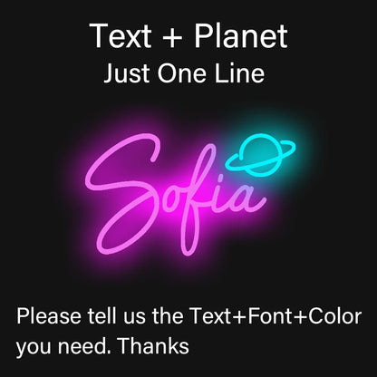 Custom Name Neon Sign Personalized Dimmable Neon Light Sign Christmas Birthday Gifts Boy Girl Bedroom Decor Wall Hanging Neon
