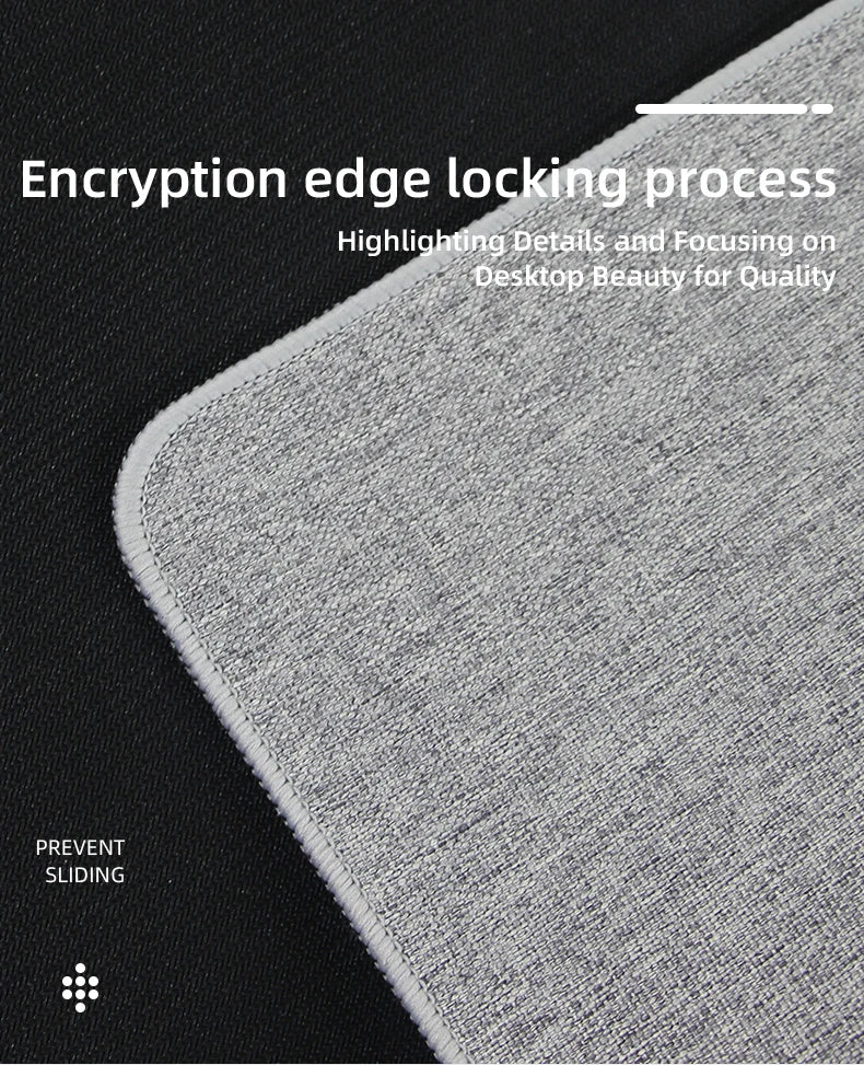 Cotton and Linen Rubber XXL Mouse Pad Gaming MousePad Large Desk Mat Gaming PC Desk Mat Keyboard Pad Computer Desk Pad.