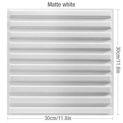 12pcs 30x30cm Super 3D Art Wall Panel PVC Waterproof 3D Wall Sticker Decor Tiles Diamond Design DIY Home Decor 11.81'' X 11.81''