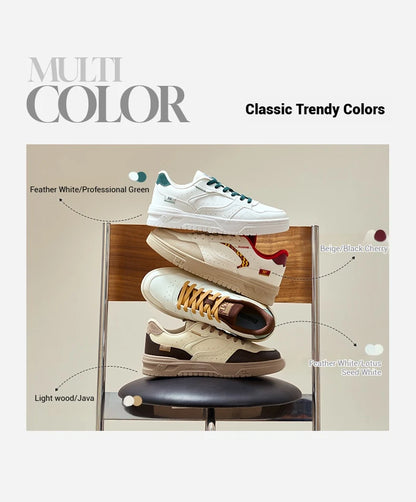 361 Degrees Men's Board Shoes Spring New Casual Versatile Thick Soled Leather Comfortable Trendy Durable Male Sneaker 672516615.