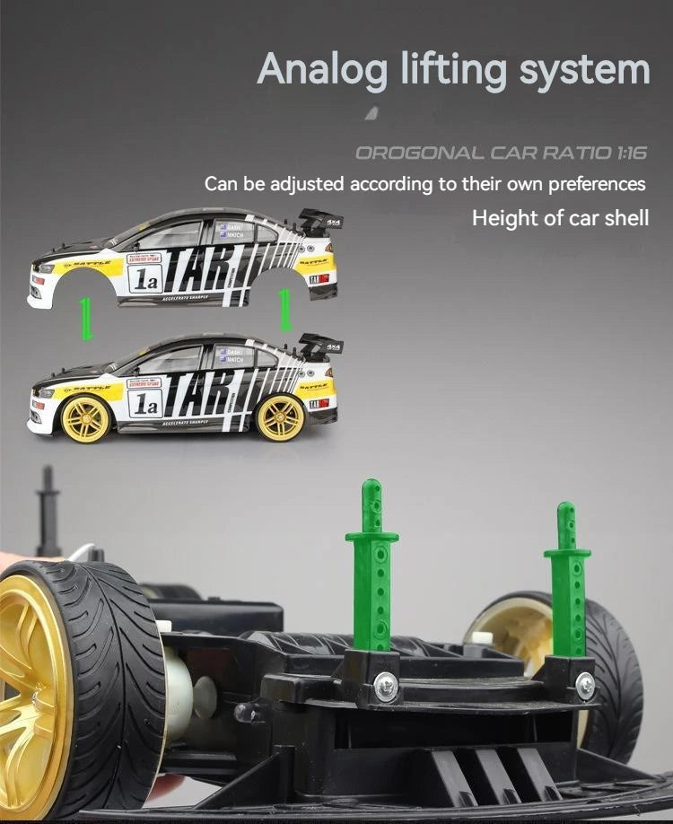 1: 10 4wd 70km/H Remote-Controlled Drifting Car Drifting Wheel Anti-Collision Off-Road Racing Car Remote-Controlled Off-Road.