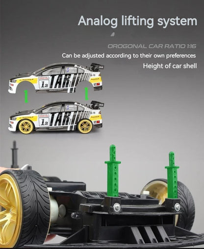 1: 10 4wd 70km/H Remote-Controlled Drifting Car Drifting Wheel Anti-Collision Off-Road Racing Car Remote-Controlled Off-Road.