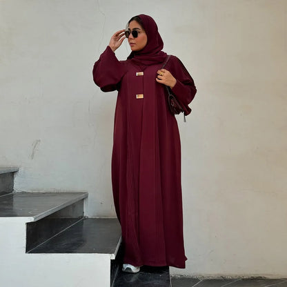 Elegant Dubai Abaya for Women Muslim Dress Ramadan Eid Kebaya Kimono Jalabiya Turkey Kaftan Islam Clothing Caftan Marocain Femme.